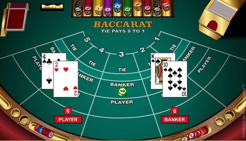 Tìm hiểu về luật rút bài bên Player trong Baccarat tại Uk88