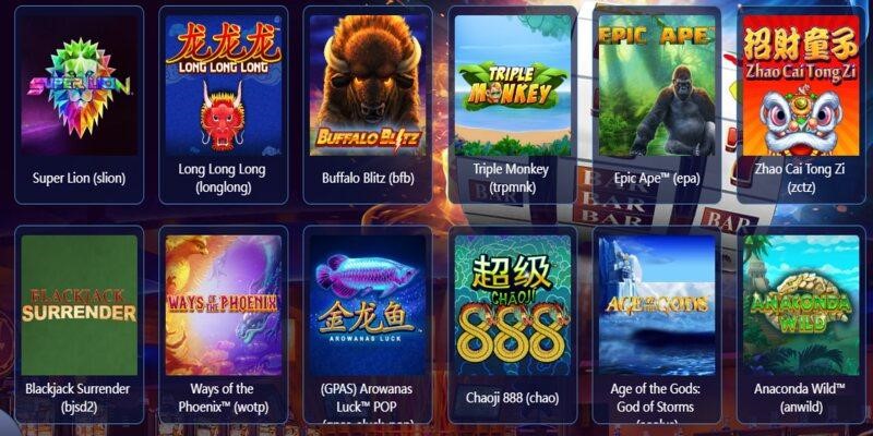 Đồ họa của sảnh game bắt mắt